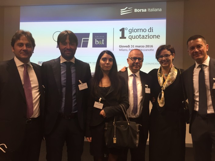 Il team di advisor SCOA assiste al debutto in Borsa della SITI-B&T